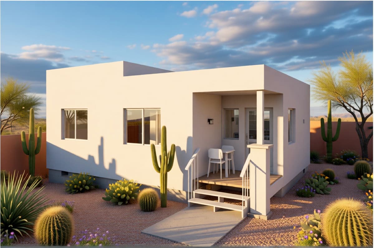 2-Bed / 1-Bath Horizon Line ADU exterior
